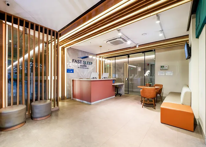 Fast Sleep Suites by Slaviero Hoteis - Hotel dentro do Aeroporto de Guarulhos - Terminal 2 - desembarque oeste